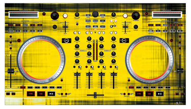 Numark NS 6 Skin Blacknyellow